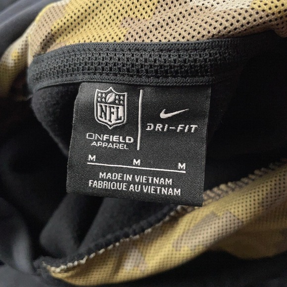 Atlanta Falcons Hoodie Womens Medium Black NFL Football Salute To Service Nike - Picture 9 of 12